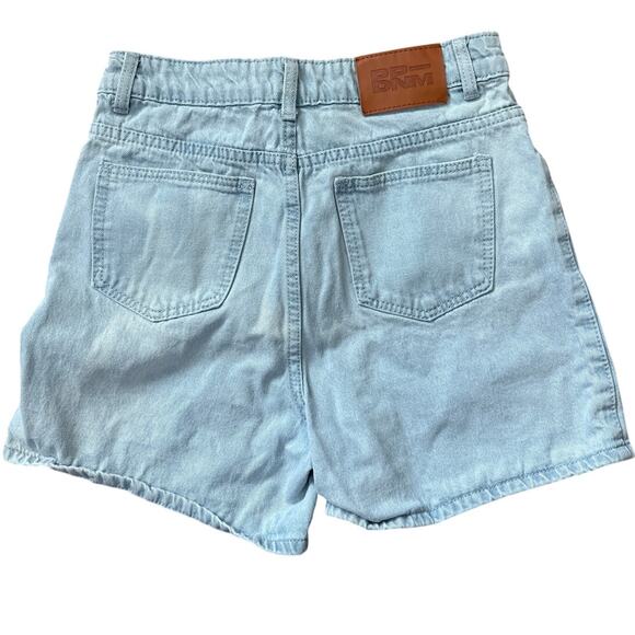 Princess Polly The Swall Denim Shorts Light Blue Size 6 - Picture 5 of 8